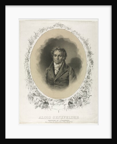 Alois Senefelder, 1871 by Joseph F. Knapp; Henry B. Major