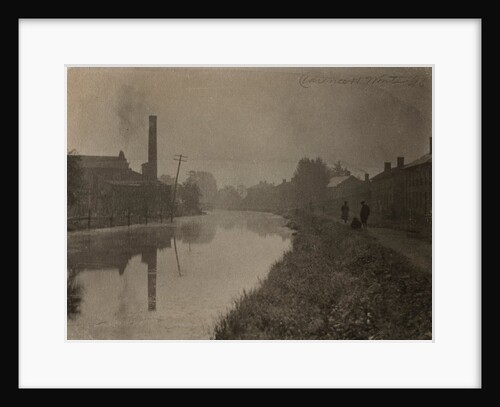 Along the Old Canal, 1896 by Clarence H. White
