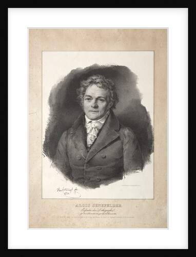 Aloys Senefelder by Franz Seraph Hanfstaengl
