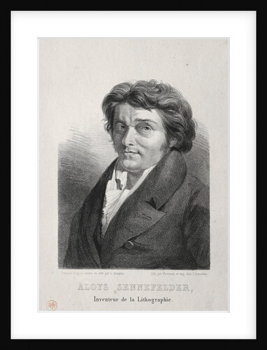 Aloys Senefelder by Lorenzo II Quaglio