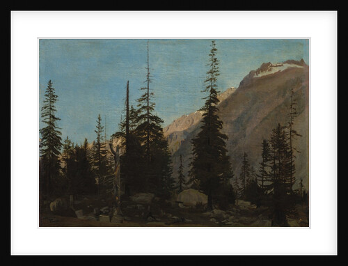 Alpine Landscape: The Handegg, Switzerland, 1850s by Jean-Léon Gérôme