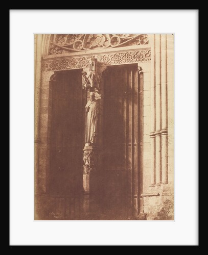 Amiens, Northern Façade of the Transept, 1852 by Henri Le Secq