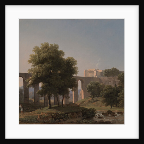 An Aqueduct Near a Fortress, 1807 by Jean-Victor Bertin