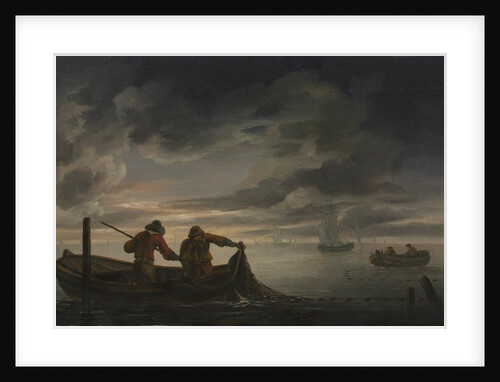 An Estuary Scene with Fisherman, second quarter of 1600s by Rafel Govertsz. Camphuysen (attributed to)