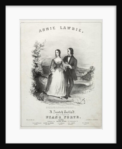 Annie Lawrie - Sheet Music Cover by Winslow Homer