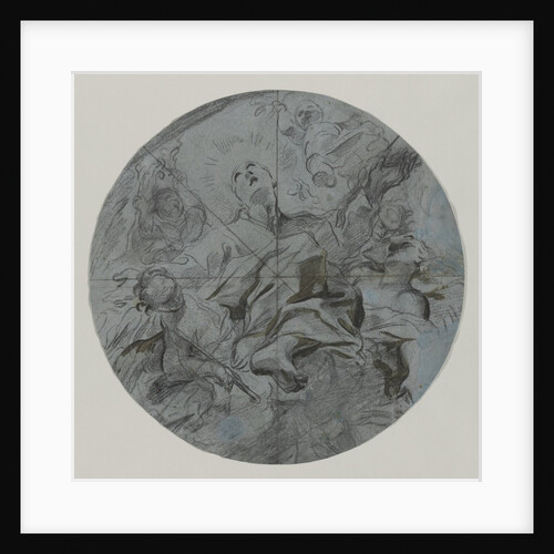 Apotheosis of a Saint, second half 17th century by Giovanni Battista Benaschi