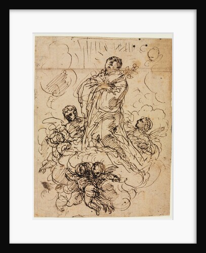 Apotheosis of a Saint, c. 1700? by Antonio Domenico Gabbiani (attributed to)