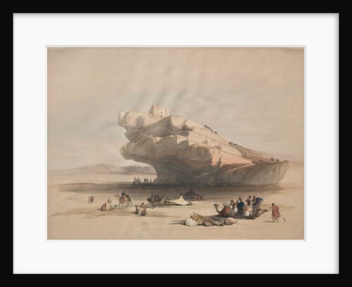 Approach to Petra, an Ancient Watch Tower Commanding the Valley of El Chor, 1839 by David Roberts