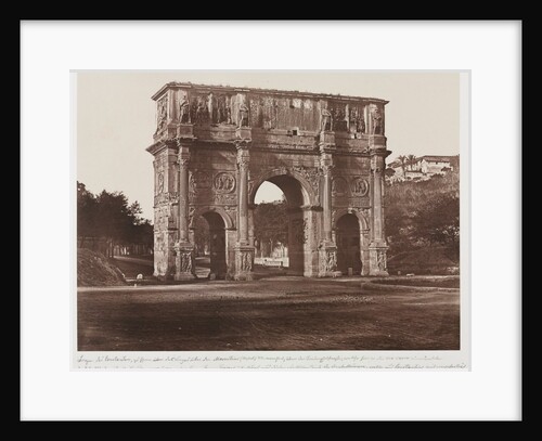 Arch of Constantine, Rome, c. 1858 by James Anderson