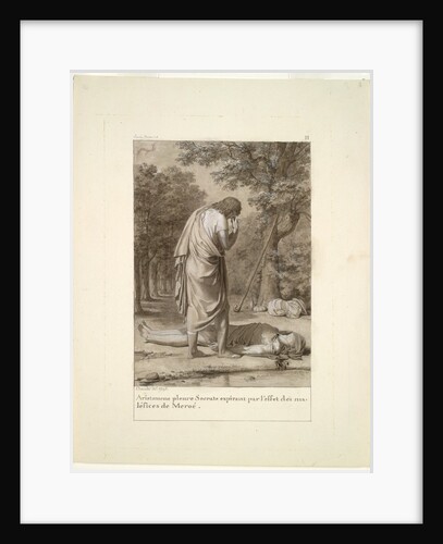 Aristomenes Mourning the Death of Socrates from the Bewitchment of Meroë…'The Golden Ass'), 1795 by Antoine-Denis Chaudet