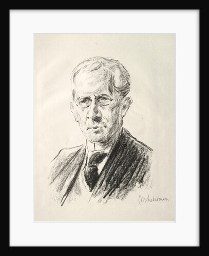 Arno Holz Mappe: Portrait Arno Holz, 1923 by Max Liebermann