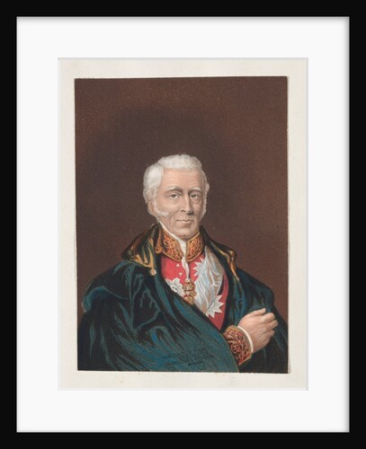 Arthur Wellesley, Duke of Wellington, 1854 by George Baxter