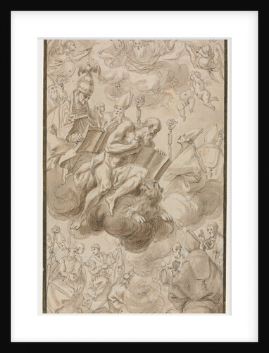 Ascension of Saint Jerome, 1600s by Karel Skréta