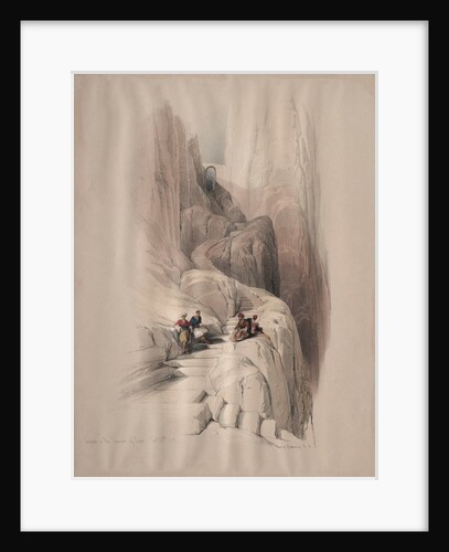 Ascent to the Summit of Sinai, 1839 by David Roberts