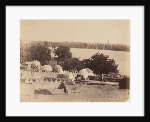 Asyut, View from the Mountain, c. 1870s -1880 by Antonio Beato