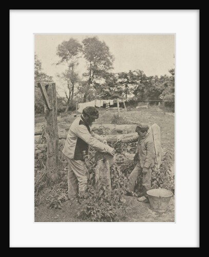 At the Grindstone--A Suffolk Farmyard, 1888 by Peter Henry Emerson; Sampson Low