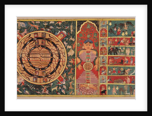 Athai-dvipa: The two and a half continents, the universe in the shape of a person…, 1613 by Unknown