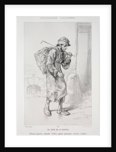 Au Coin de la Borne by Paul Gavarni