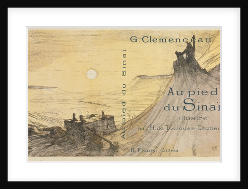 Au pied du Sinaï: Couverture, 1898 by Henri de Toulouse-Lautrec