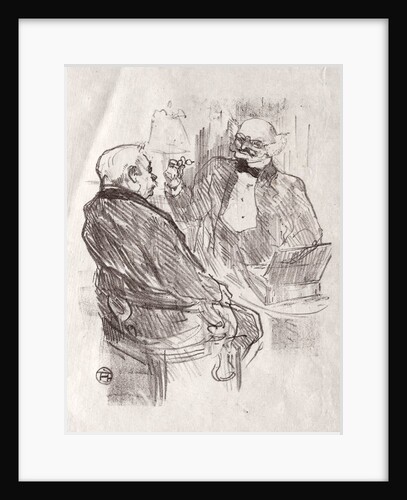 Au pied du Sinaï: Georges Clemenceau et LOculiste Mayer, 1898 by Henri de Toulouse-Lautrec