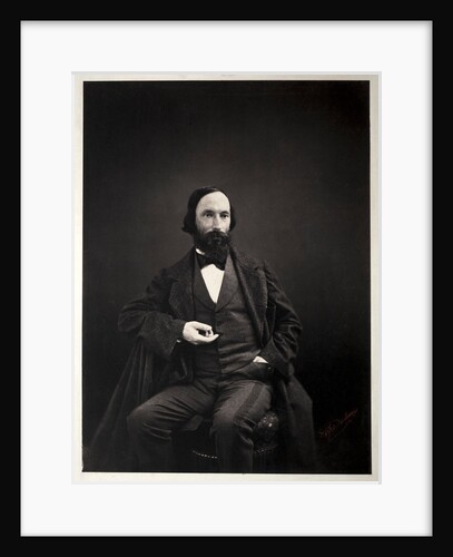 Auguste Vacquerie, c. 1860 by Pierre Jean Delbarre