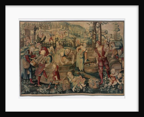 Autumn: Vintage Scene, late 1600s - early 1700s by Gobelins