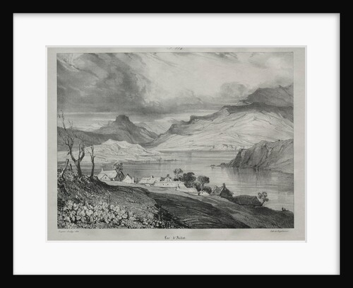 Auvergne: Lac dAidat, Auvergne, 1831 by Eugène Isabey