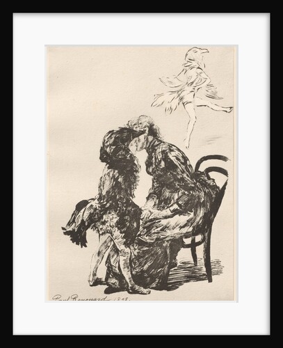 Avant Le Ballet, 1898 by Charles Paul Renouard