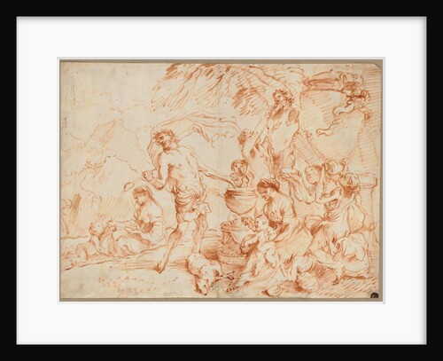 Bacchanal Before a Herm, early 1660s by Giovanni Benedetto Castiglione