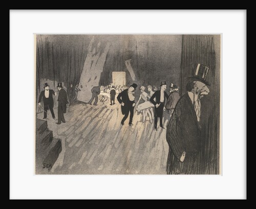 Backstage of the Ballet, c. 1900 by Sem