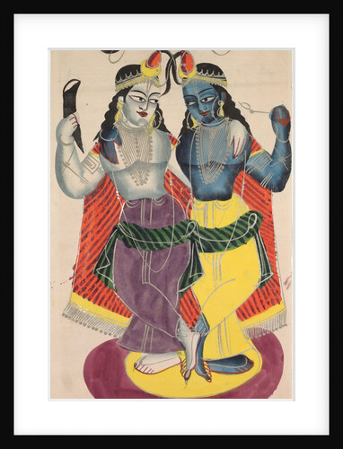 Balarama and Krishna, 1800s by Unknown
