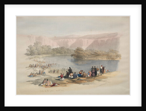 Banks of the Jordan, 1839 by David Roberts