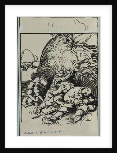 Bataille du Col de la Chiprotte, 1914 by Auguste Louis Lepère