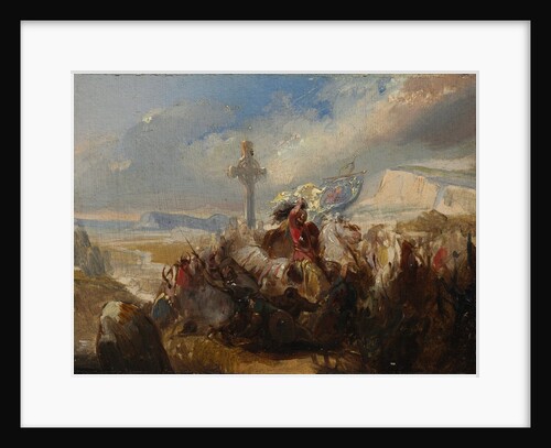 Battle of Poitiers, 25 October 732, 1830s by Baron Charles de Steuben (circle of)