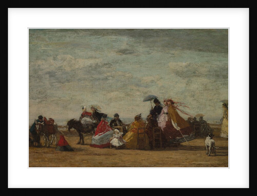 Beach Scene, c. 1865-1867 by Eugène Boudin