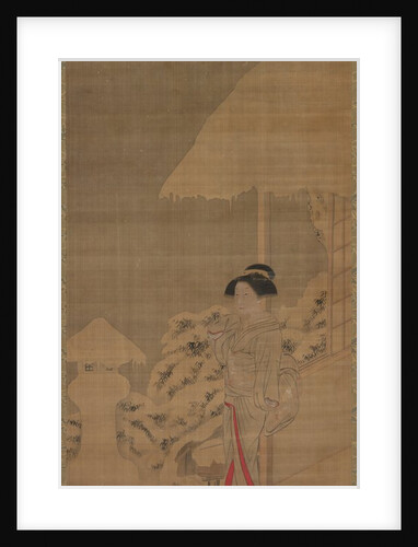Beauty in the Snow, late 18th-early 19th century by Kokan Shiba