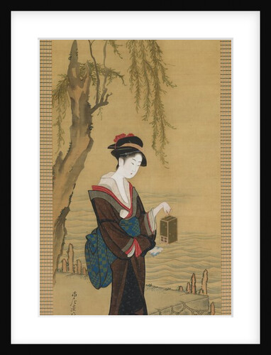 Beauty with Fireflies, early 1800s by Unknown