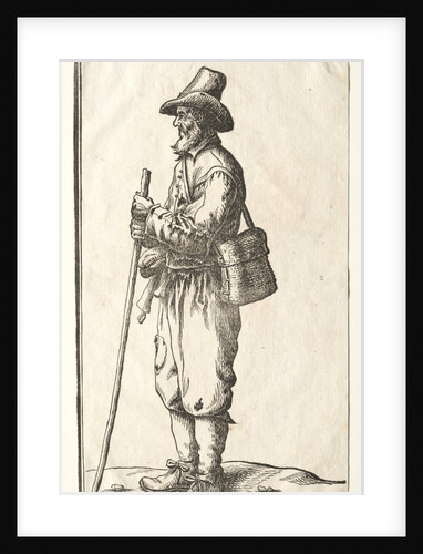 Beggar in Profile Toward Left by Ludolph Büsinck