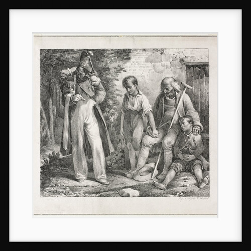 Begging for Alms, 1819 by Nicolas Toussaint Charlet