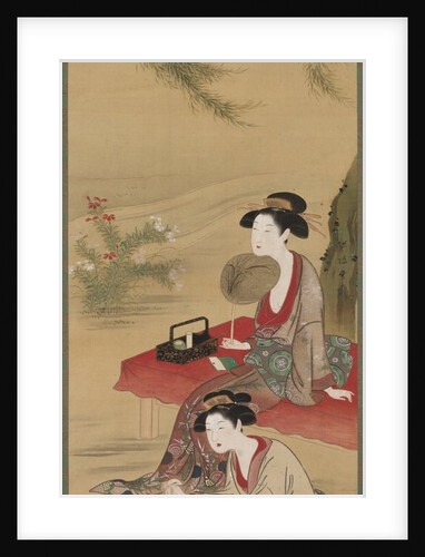 Beneath the Willow, after 1778 by Tsukioka Sessai