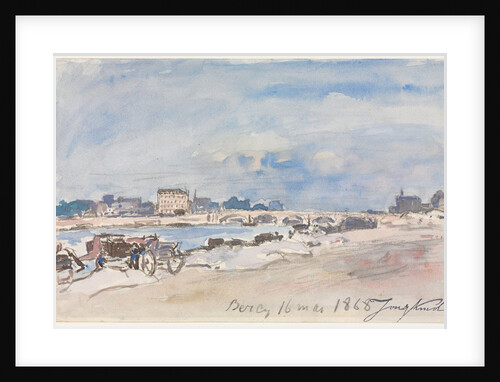 Bercy, 1868 by Johan Barthold Jongkind