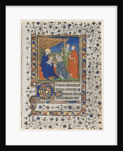 Bifolio from a Book of Hours: Adoration of the Magi, c. 1415 by Boucicaut Master