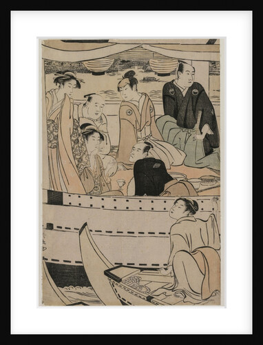 Boating Party on the Sumida River, 1789 by Torii Kiyonaga