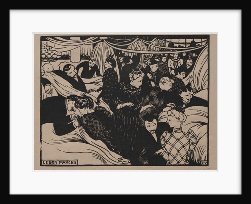 Bon Marché, 1893 by Félix Vallotton