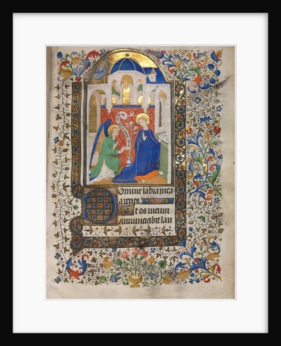 Book of Hours: Annunciation, c. 1420 by Boucicaut Master (follower of)