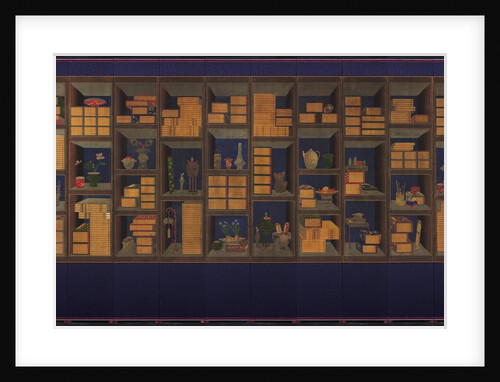 Books and Scholars? Accouterments, late 1800s by Yi Taek-gyun