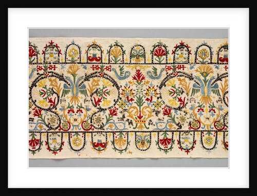 Border Strip of a Skirt, 1600s - 1700s by Unknown