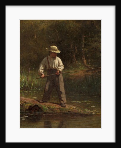 Boy Fishing, 1860s by Eastman Johnson