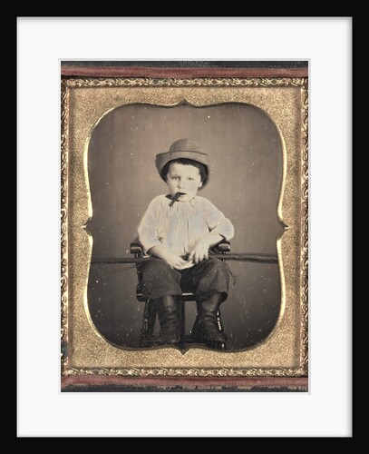 Boy with Cigar, c.1855 by Unidentified Photographer