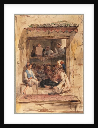 Boy's School, 19th Century by Emile Aubert Lessoire